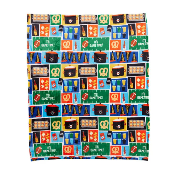 The Big One Tailgating Oversized Plush Throw - Picture 2 of 6